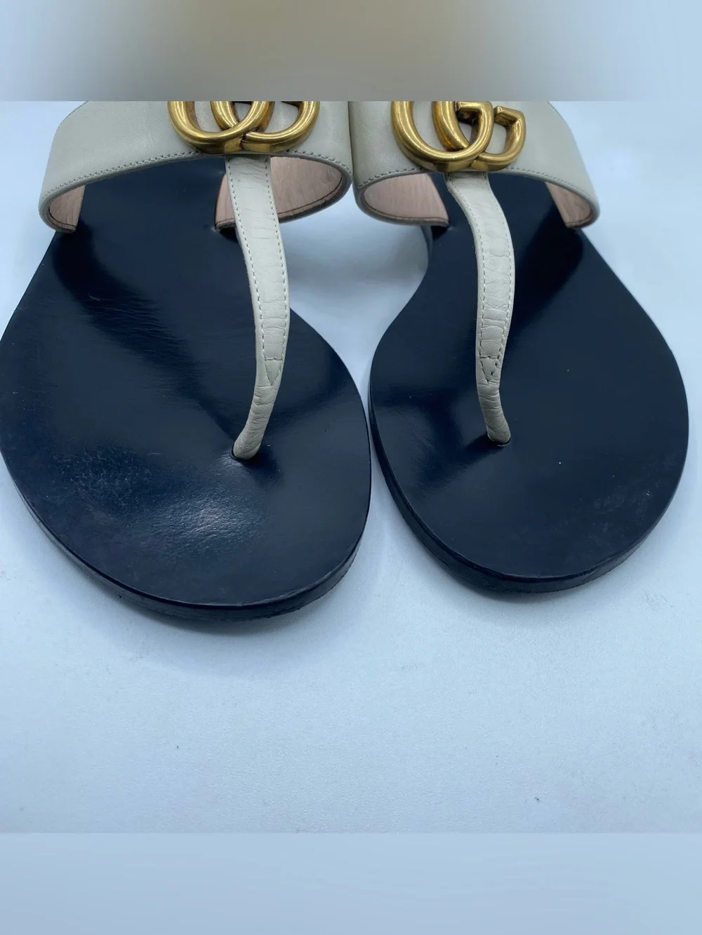 Gucci Double G Strap Sandals